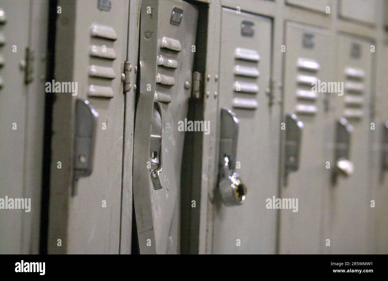 Bondxx092 Pc jpg Damaged Lockers In The Boy s Gym At Thurgood Marshall