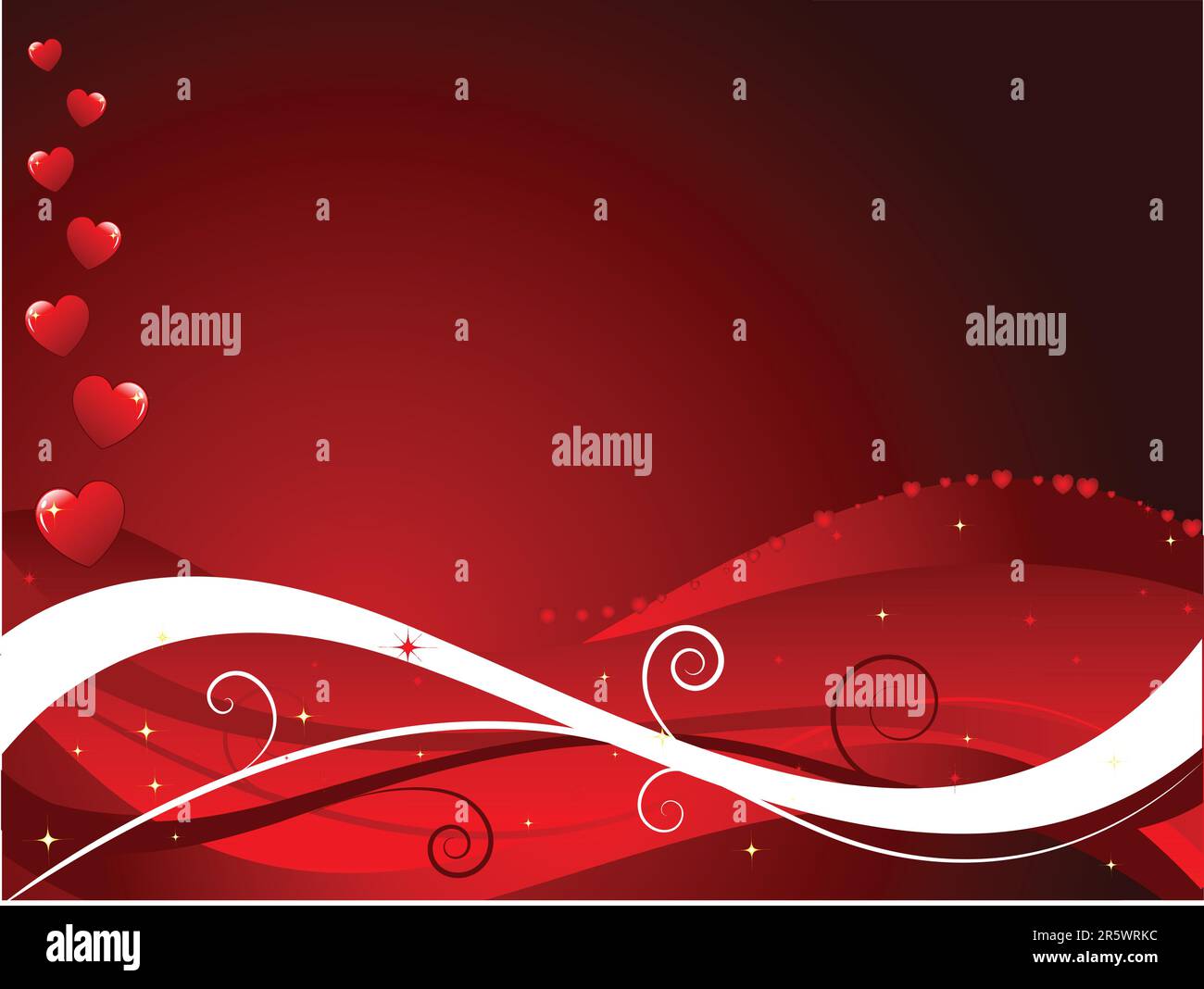 Abstract decorative heart background Stock Vector Image & Art - Alamy