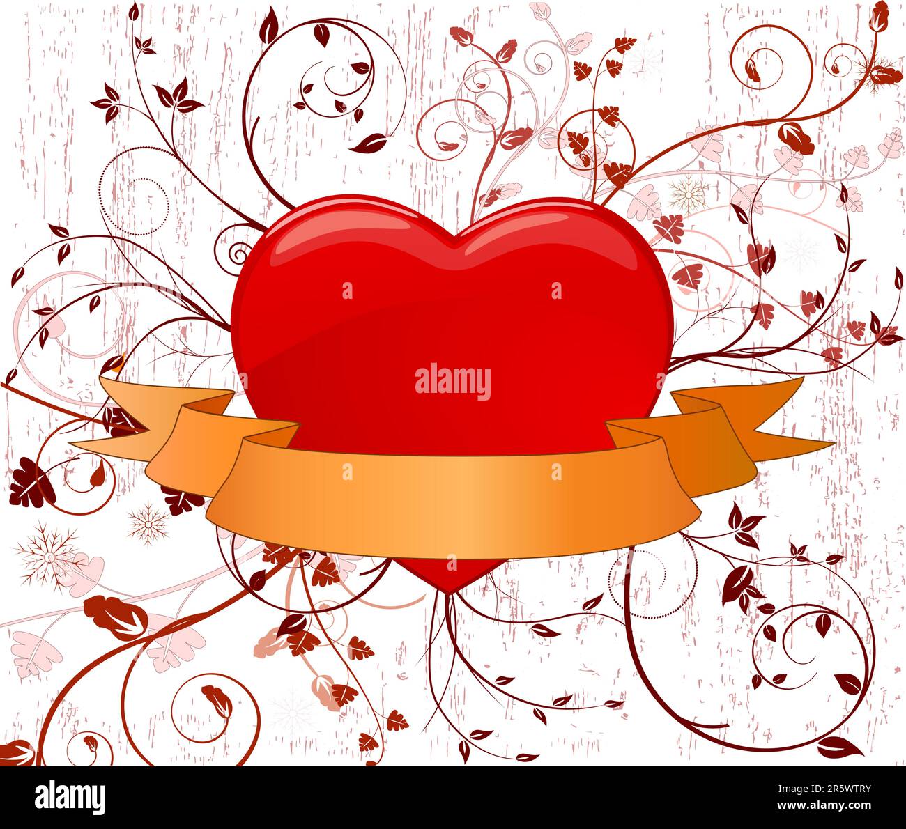 Romantic artistic background vector illustration Stock Vector Image