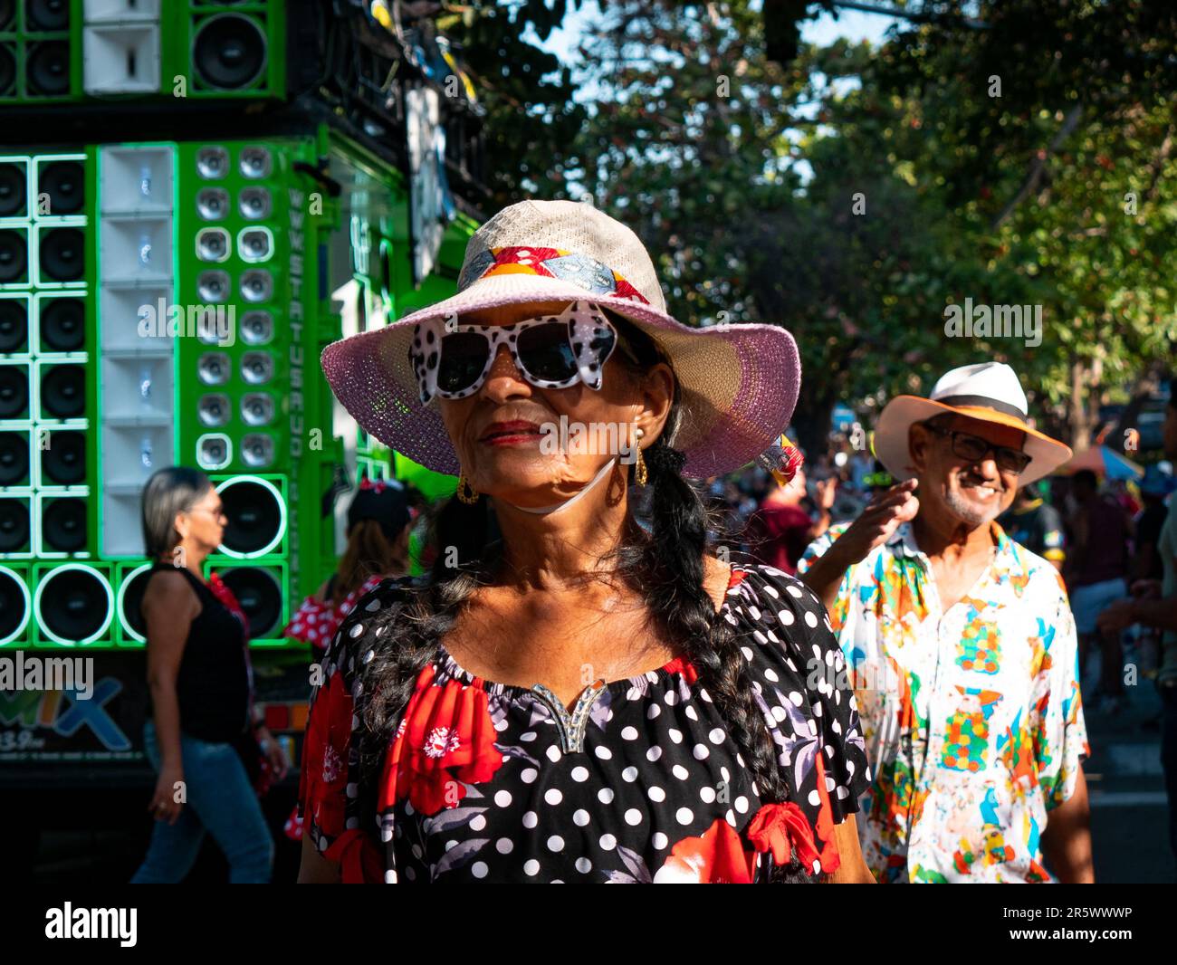 Barranquilla Atlantico Colombia February 21 2023 Colombian Woman Barranquilla Atlantico Colombia February 21 2023 Colombian Woman
