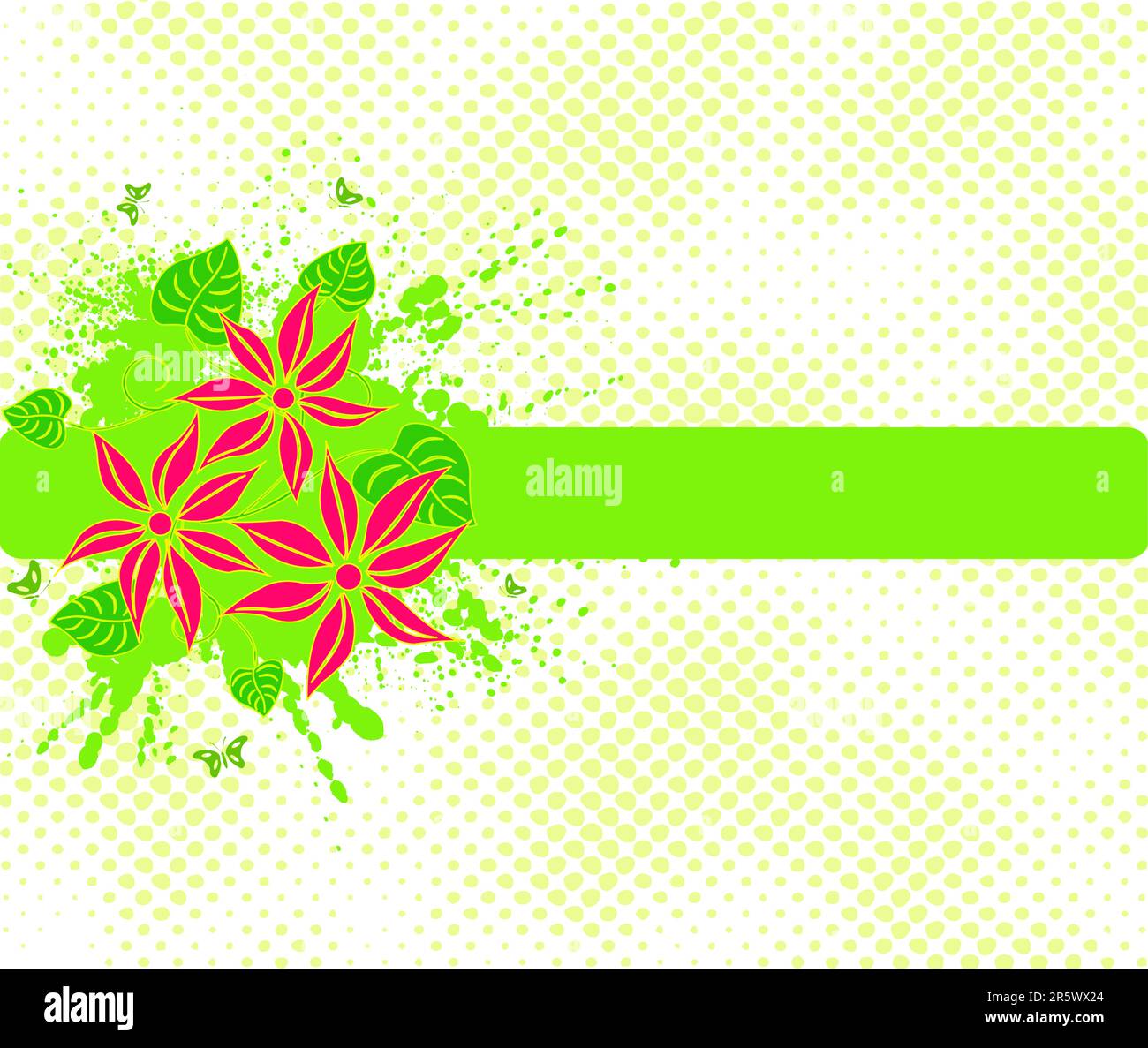 Floral background - vector Stock Vector Image & Art - Alamy