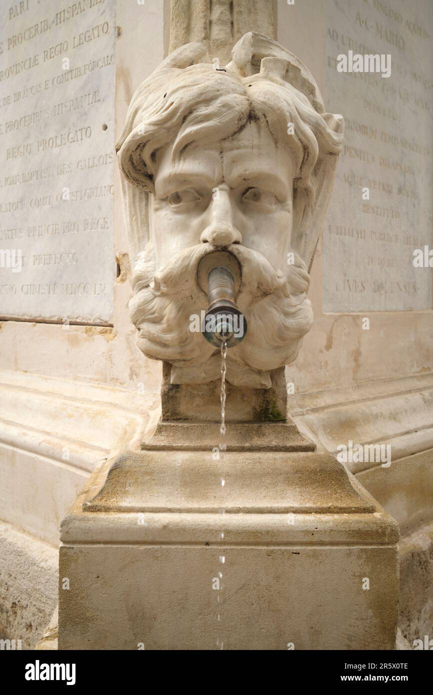 Fountain Detail Aix En Provence France Stock Photo