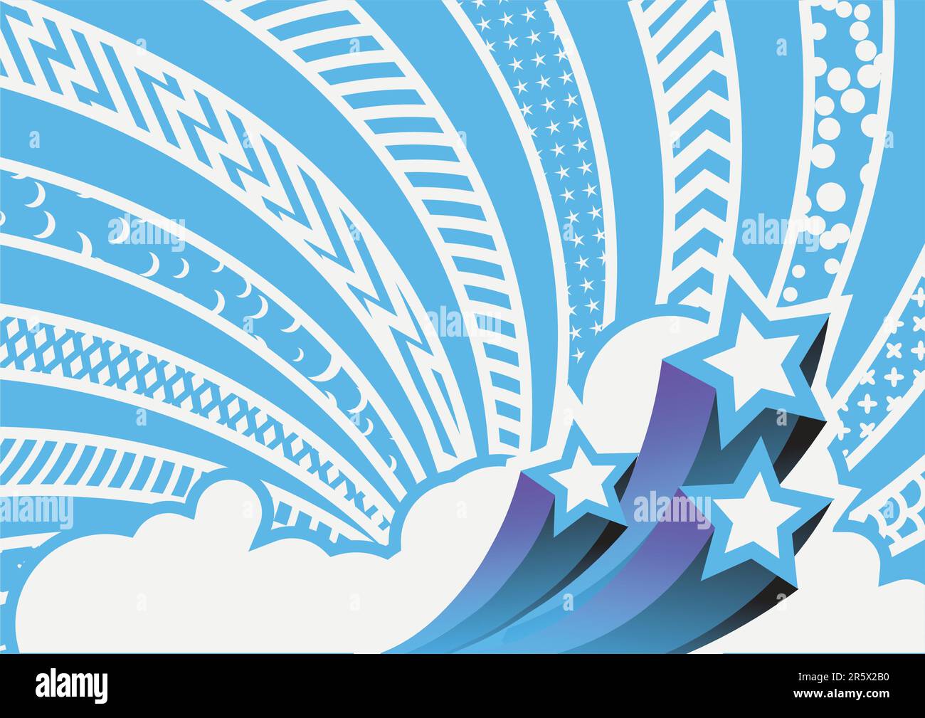 Vector illustration funky looking composition. pattern background