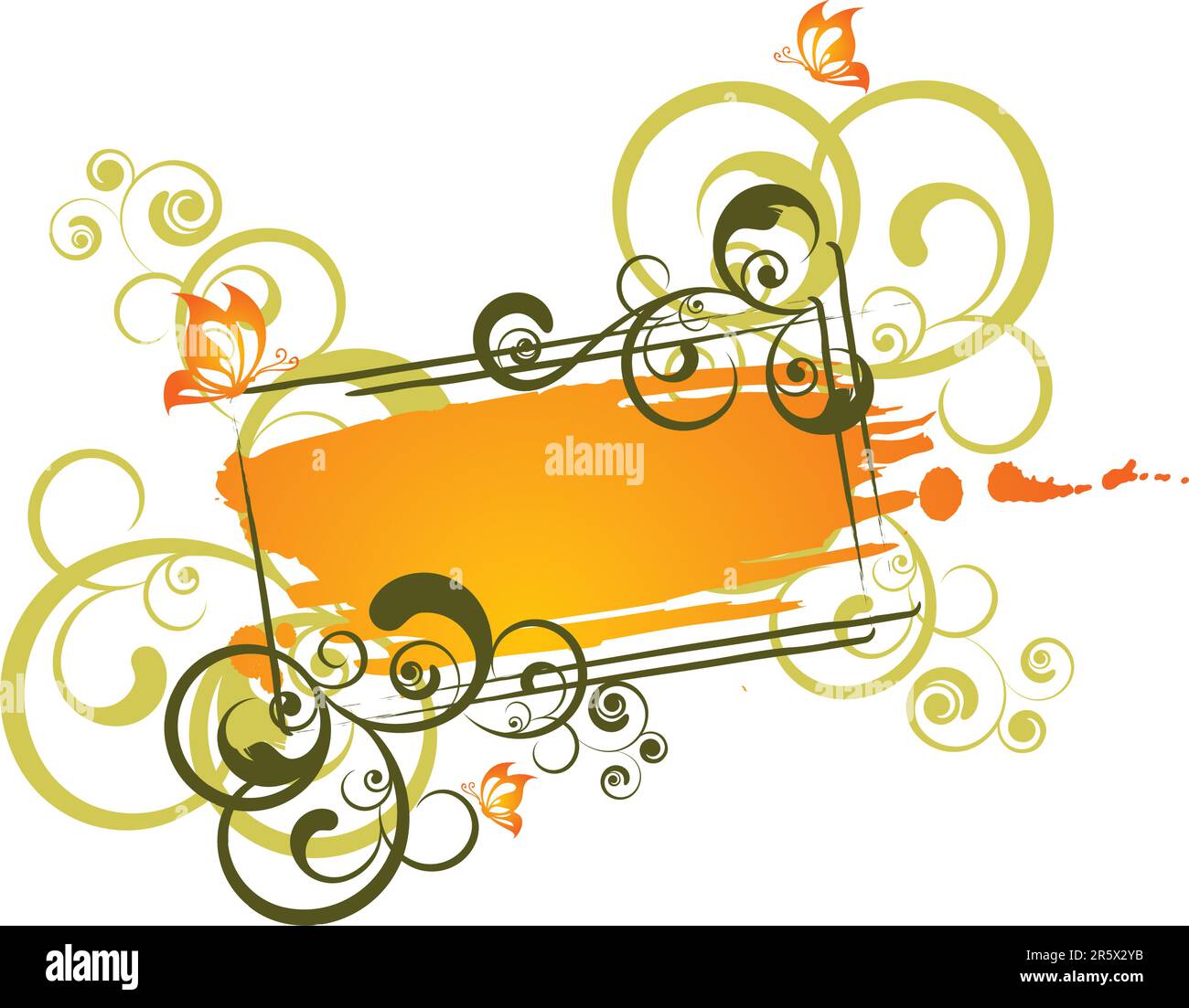 Floral vector illustration for design Stock Vector Image & Art - Alamy