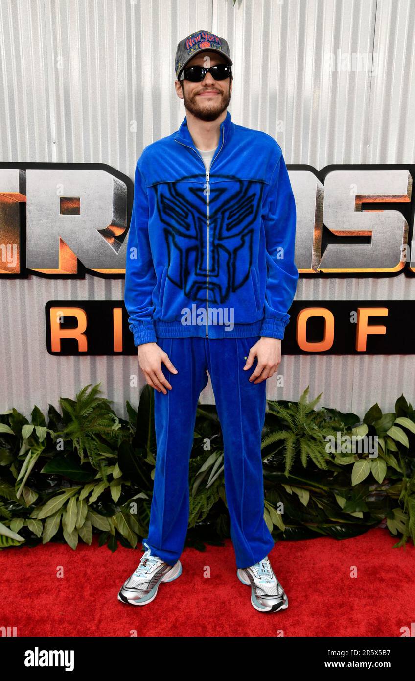 Pete Davidson attends the premiere of "Transformers Rise of the Beasts