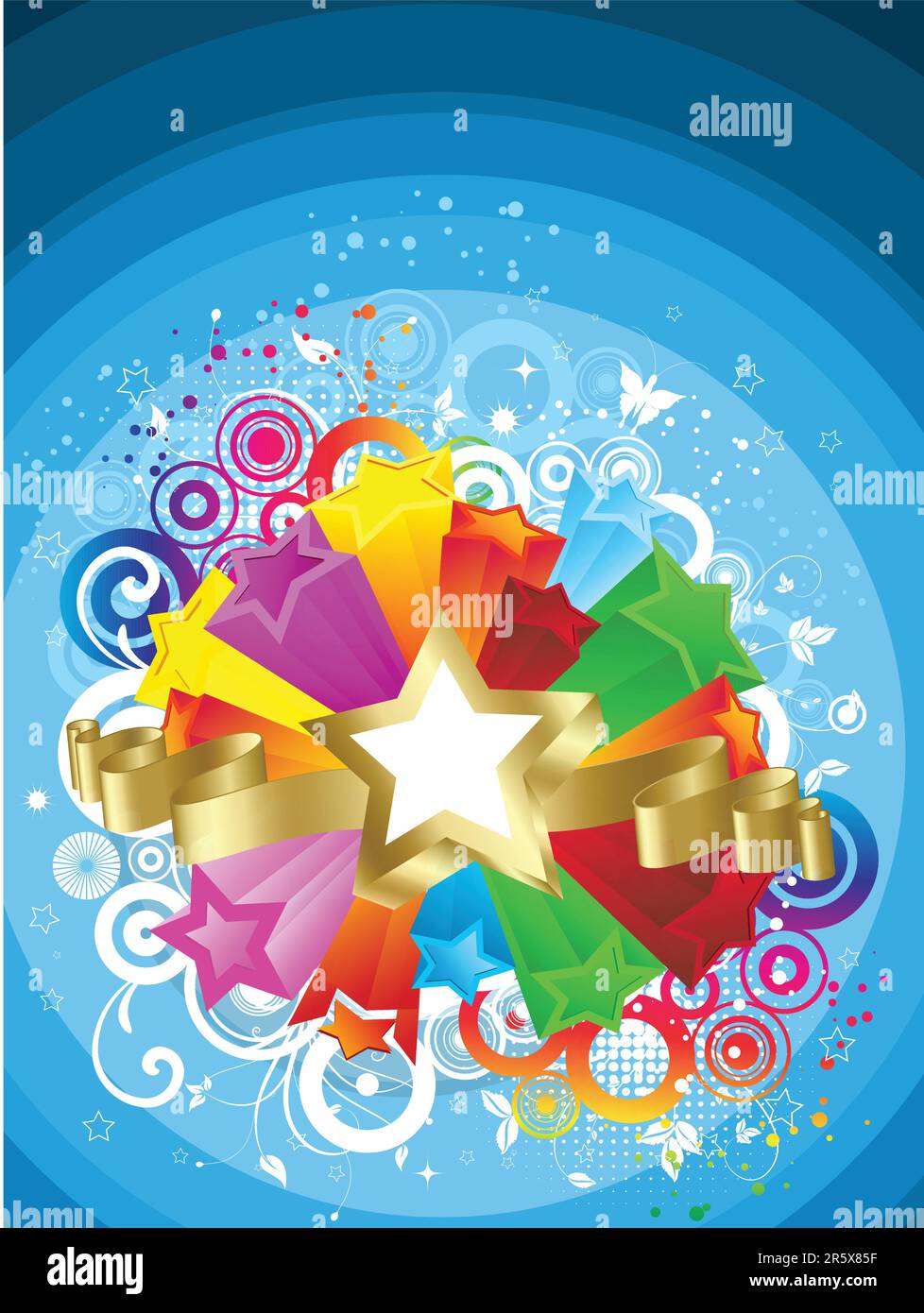 Retro styled abstract background Stock Vector Image & Art - Alamy