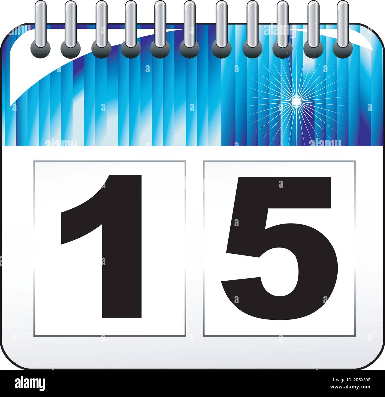 High detailed calendar wall icon stock vector image art alamy