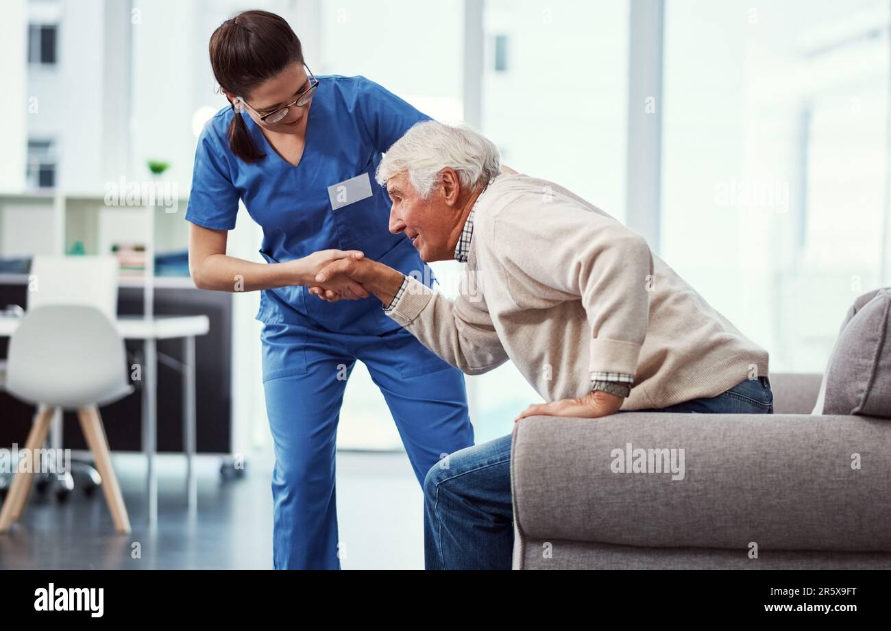 Helping from a chair old person hi-res stock photography and images - Alamy