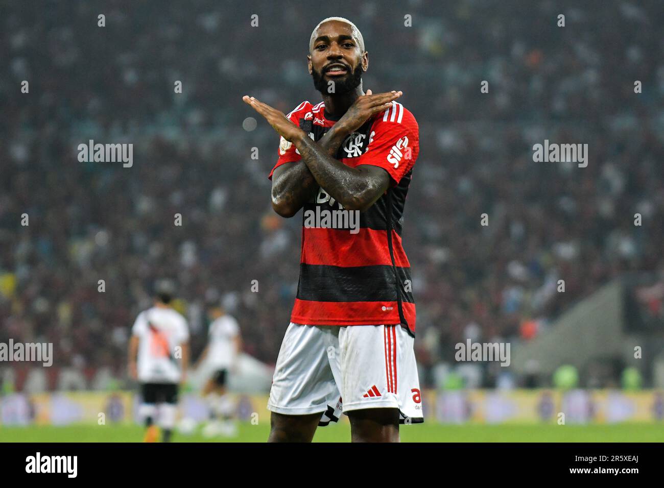 Rio de Janeiro, Brazil. 05th June, 2023. Gerson of Flamengo