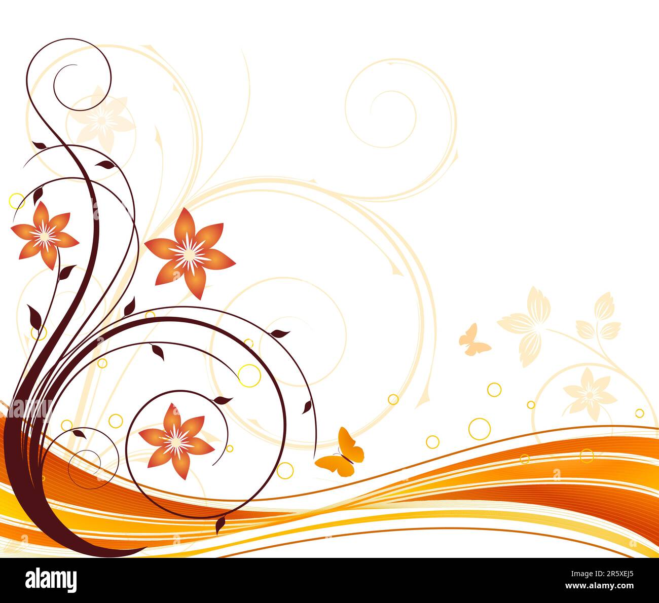 Floral vector design Stock Vector