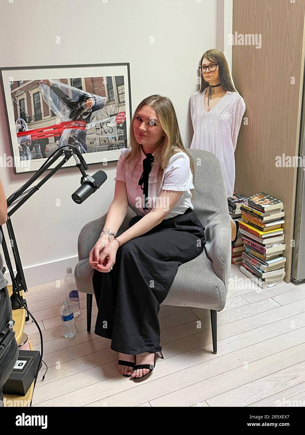 Anna Delvey, also known as Anna Sorokin, poses at her apartment in New