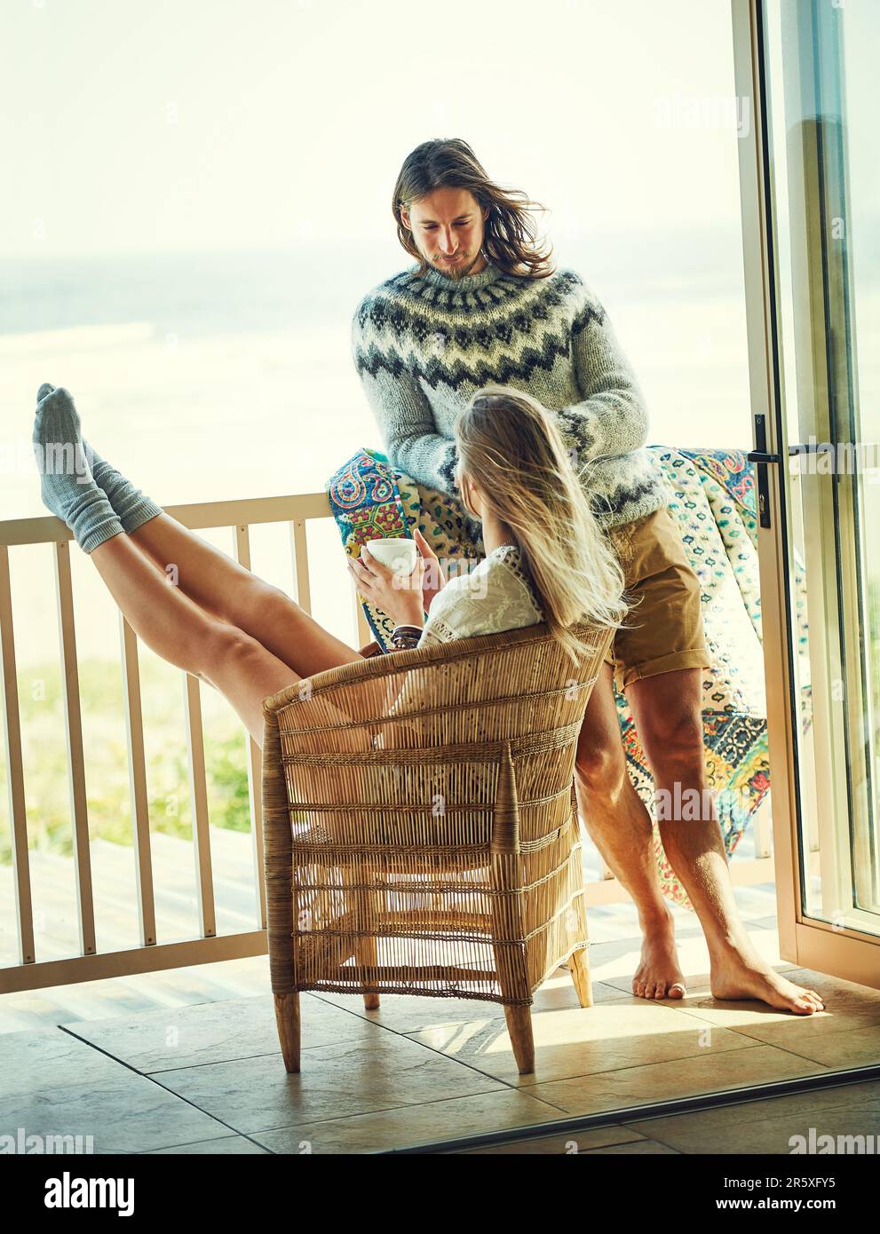 Young woman relaxing two hi-res stock photography and images - Alamy