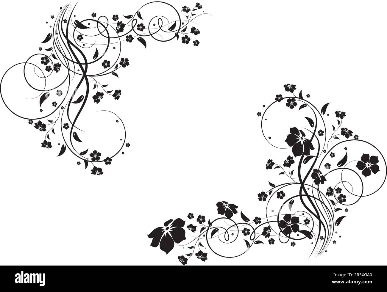 Floral illustration. Can be used for design. Stock Vector