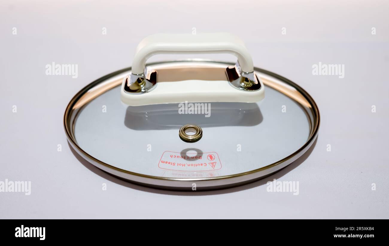 Glass Pot Lid with Air Hole is a cooking accessory designed to fit on