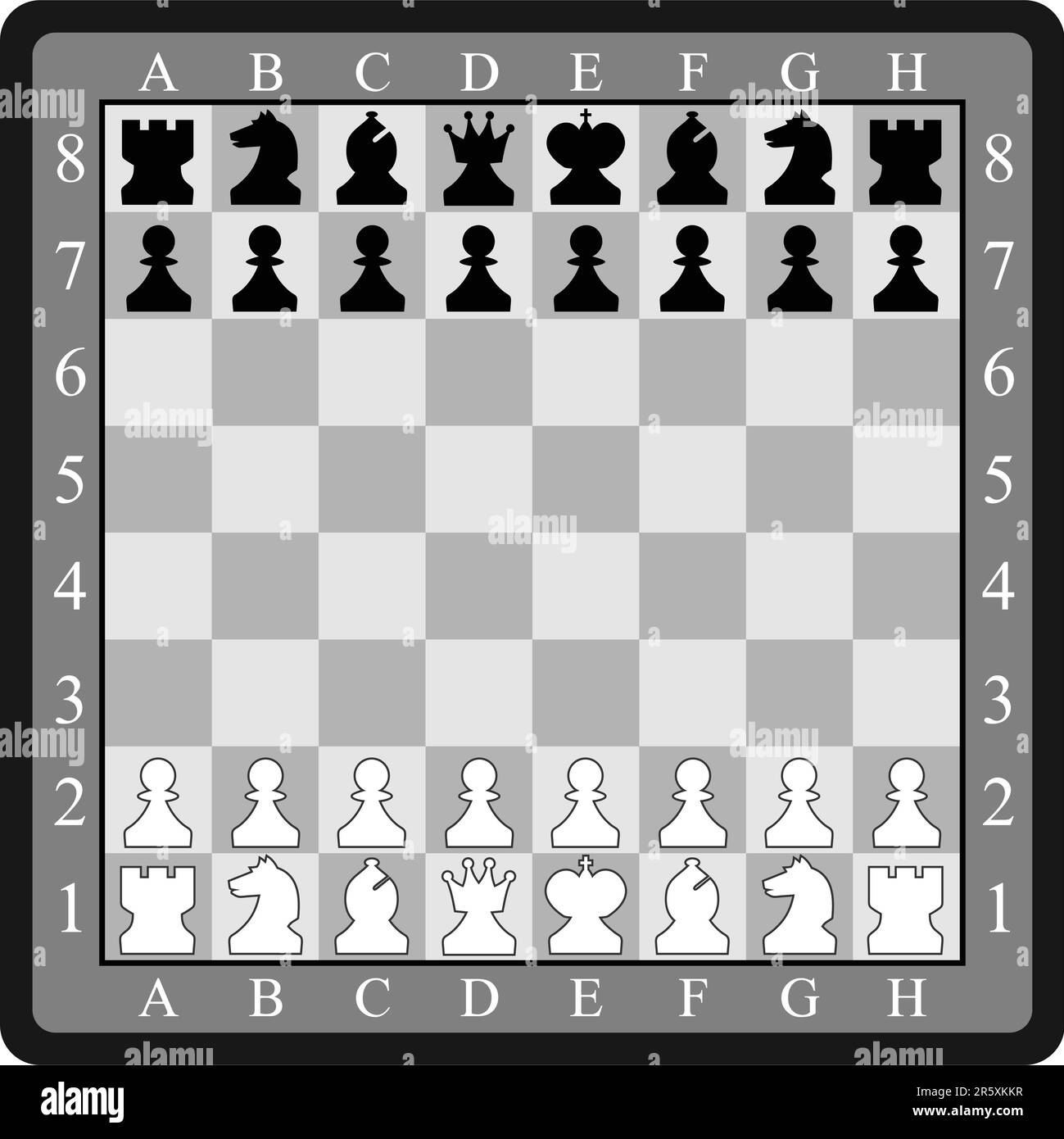 Chess Board with Chess Figure. The vector file is in AIEPS8 format