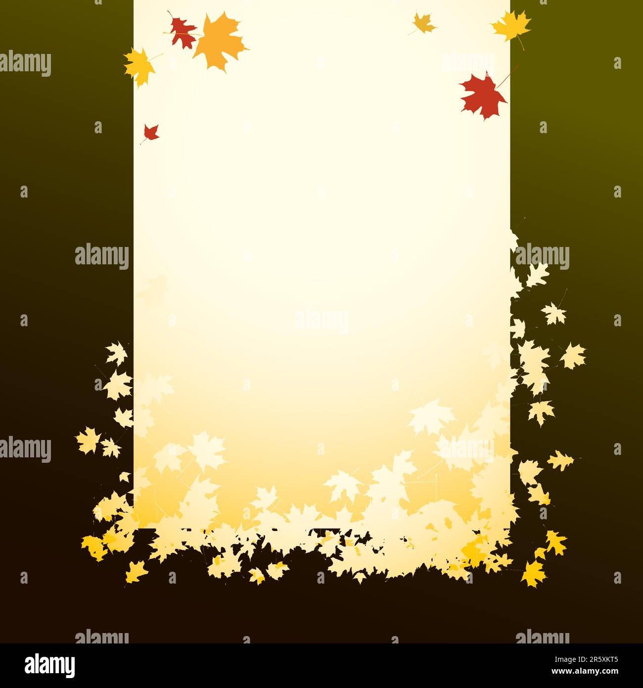 vector image of autumn leaves Stock Vector Image & Art - Alamy