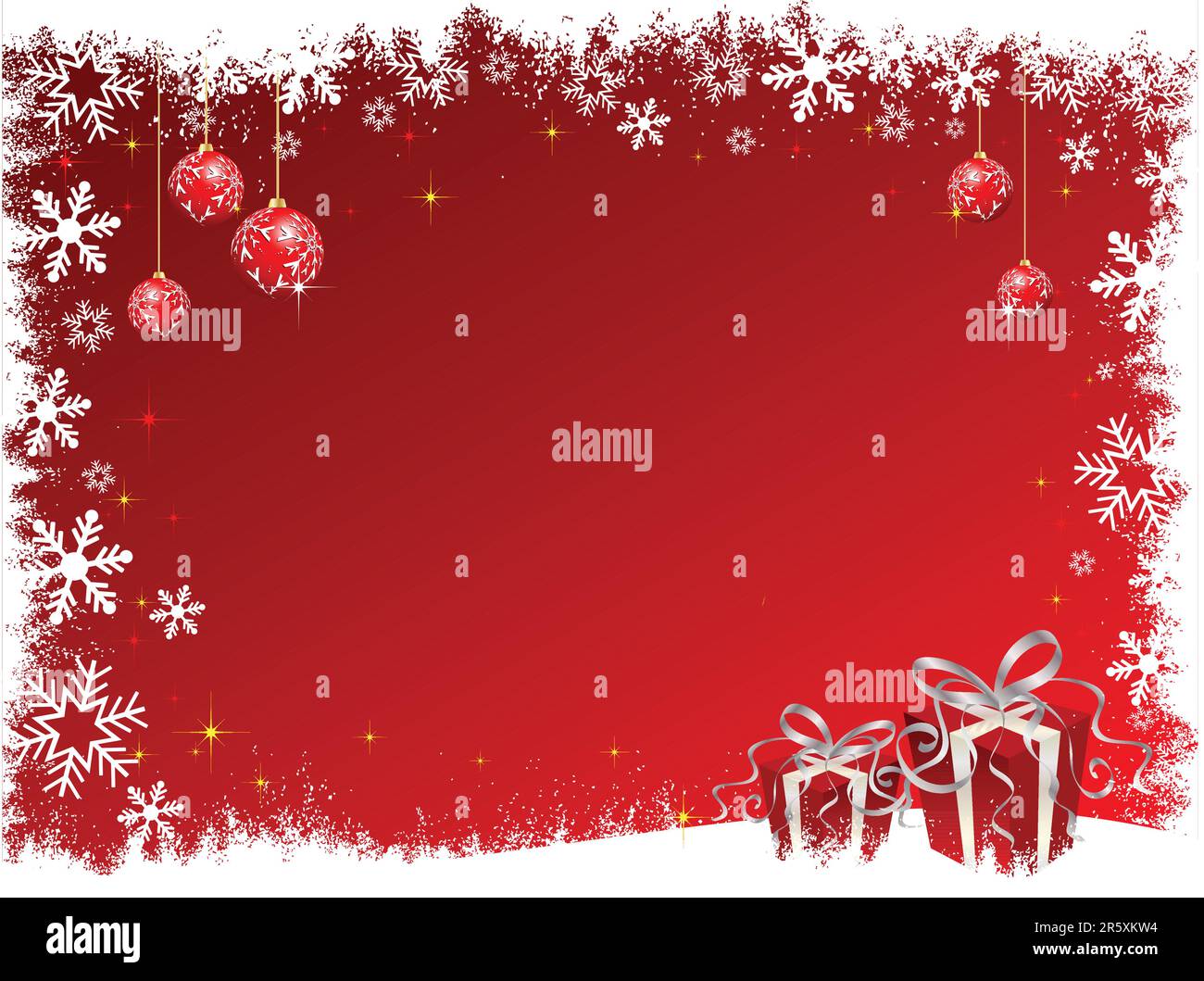 Decorative Christmas background with gifts Stock Vector Image & Art Alamy