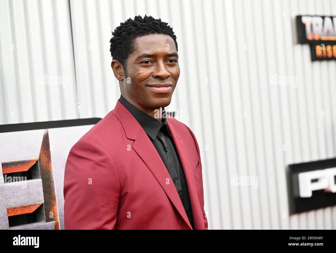 Tongayi Chirisa attends the premiere of "Transformers: Rise of the