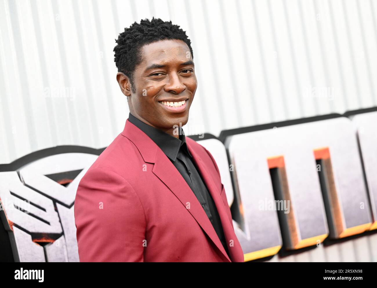 Tongayi Chirisa attends the premiere of "Transformers: Rise of the