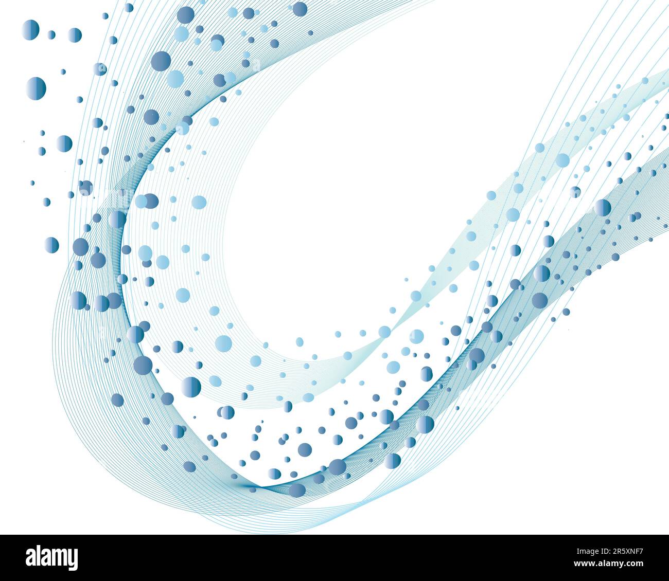 Abstract water vector background with bubbles of air Stock Vector Image ...
