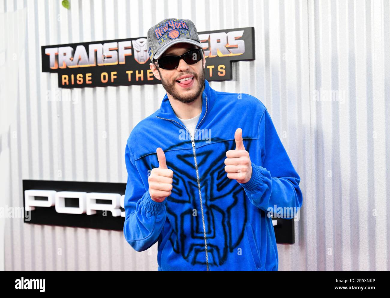 Pete Davidson attends the premiere of "Transformers Rise of the Beasts