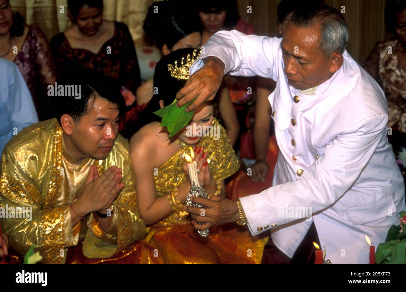 Khmer marriage rituals, Cambodia Stock Photo
