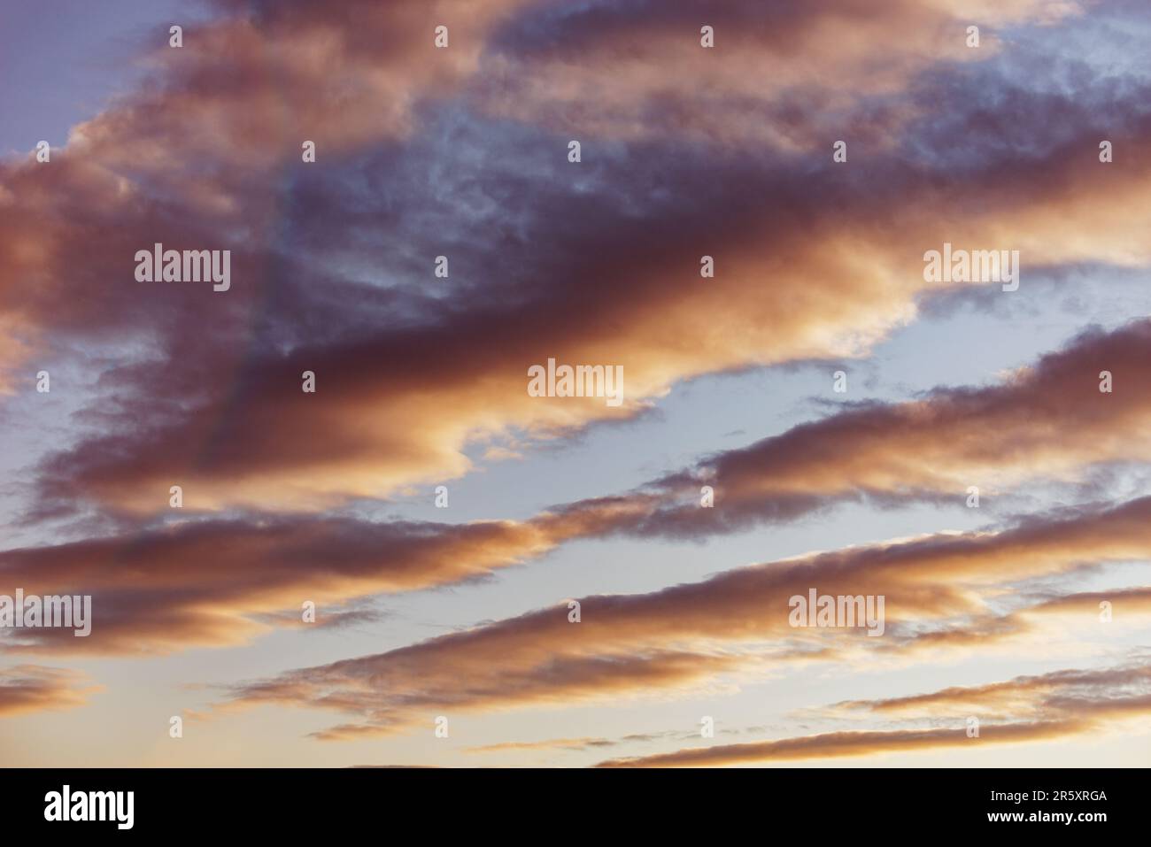 Sunset time colorful clouds hi-res stock photography and images - Alamy
