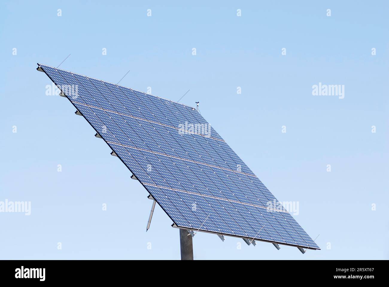 Innovative alternative energy with photovoltaic cells Stock Photo
