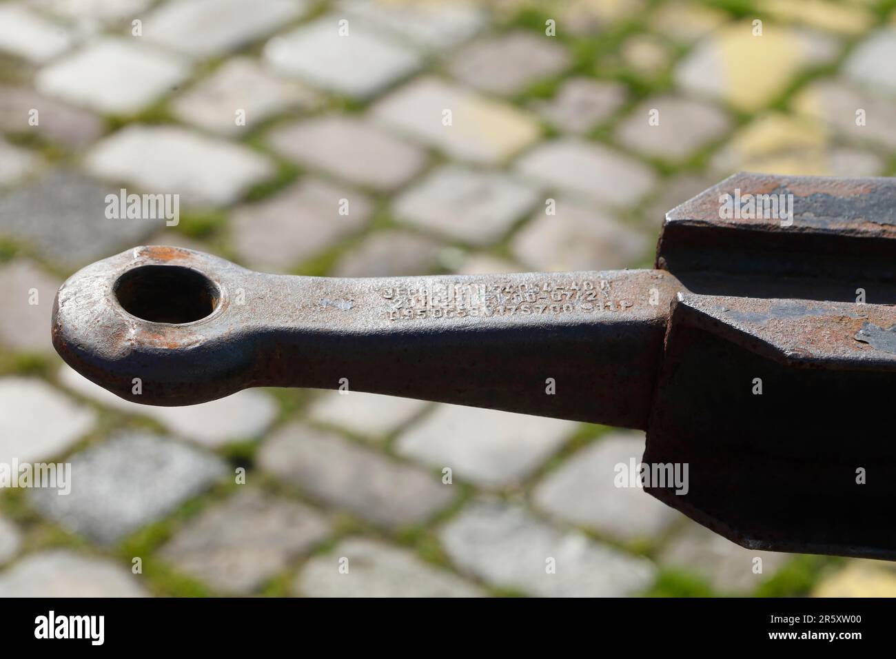 Trailer coupling on a truck trailer, Germany Stock Photo Alamy