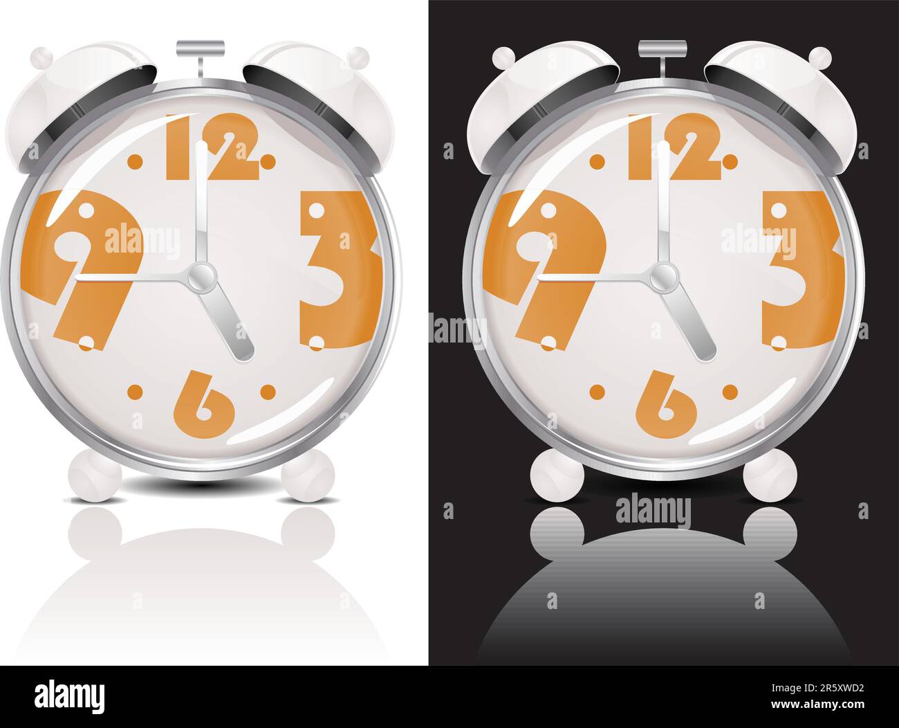 Black white picture alarm clock hi-res stock photography and images - Alamy