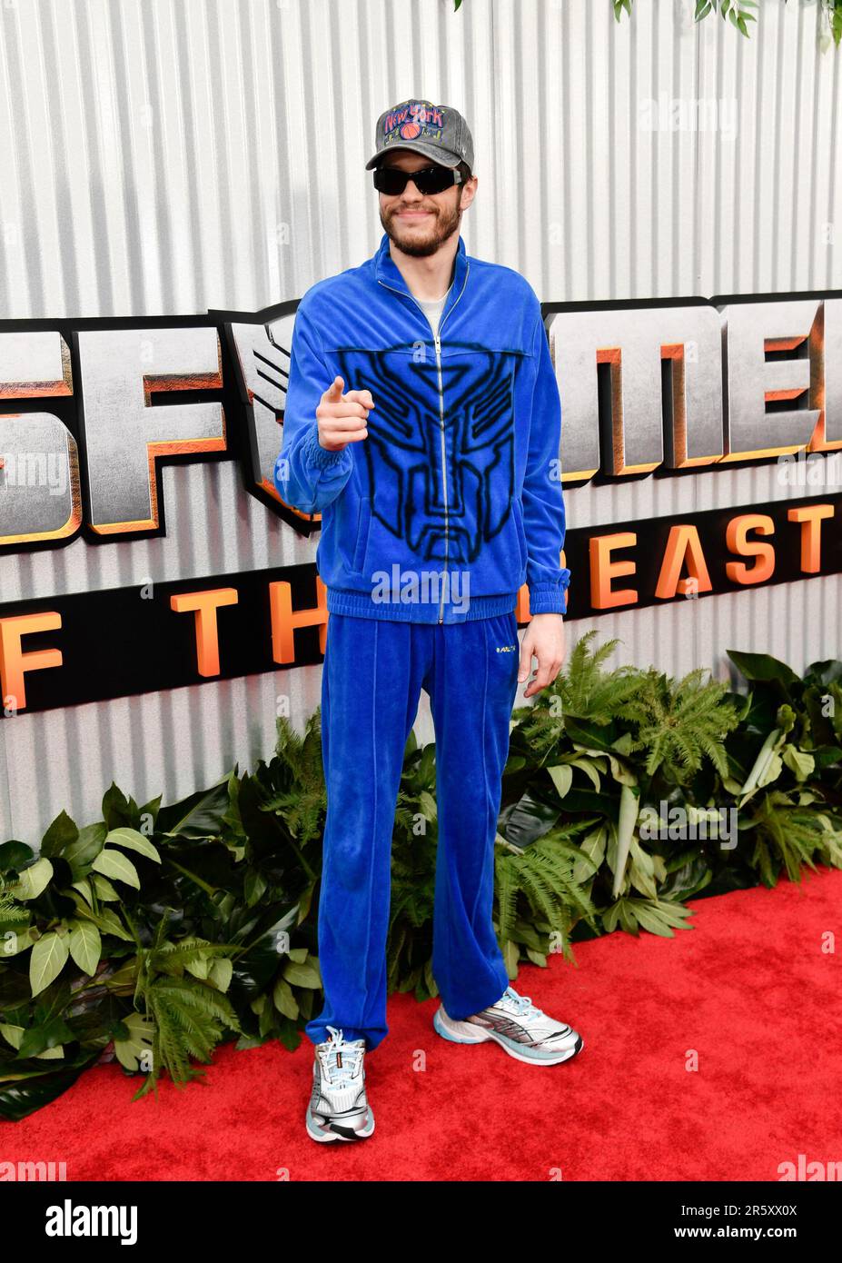 Pete Davidson attends the premiere of "Transformers Rise of the Beasts