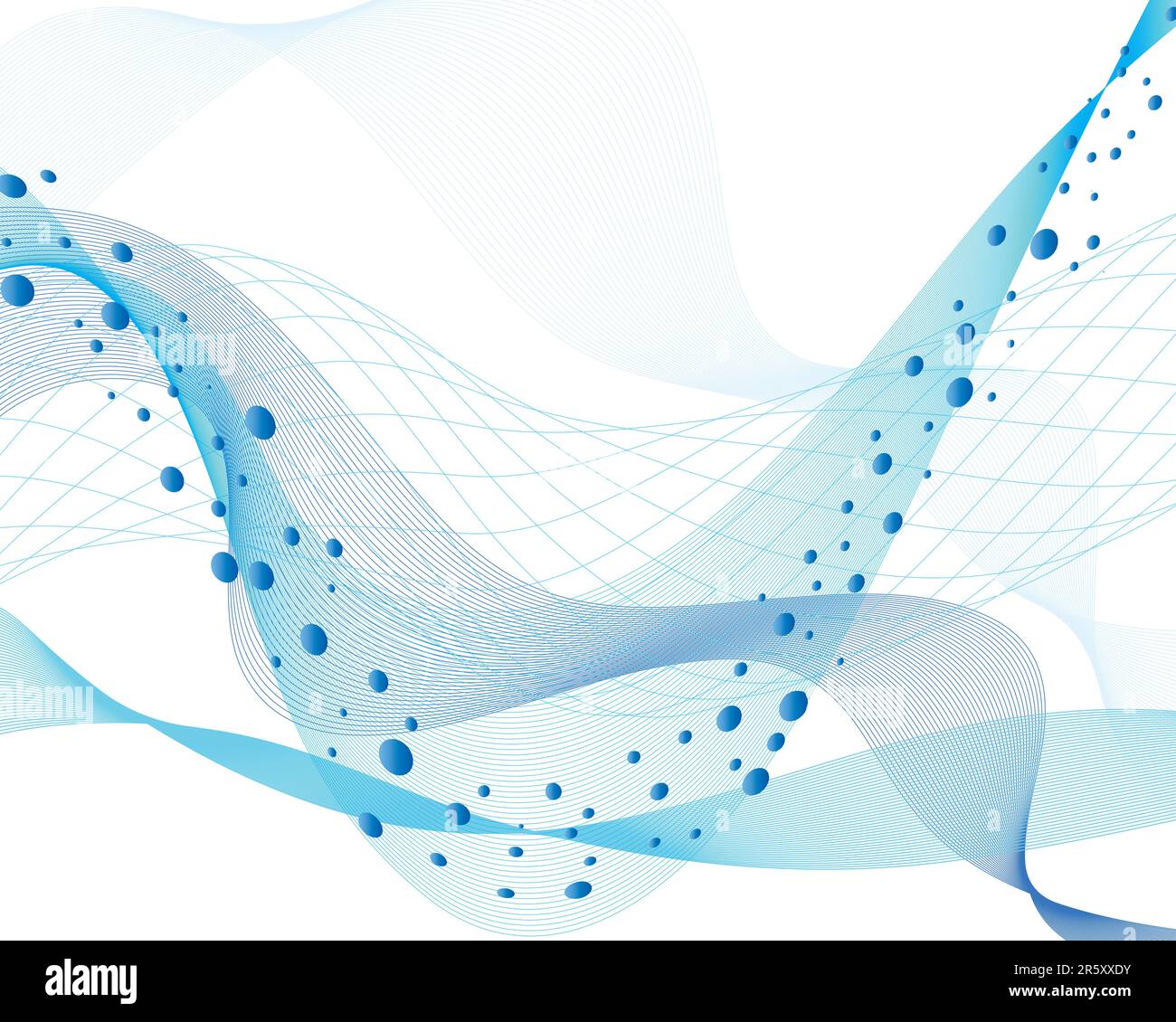 Abstract water vector background with bubbles of air Stock Vector Image ...