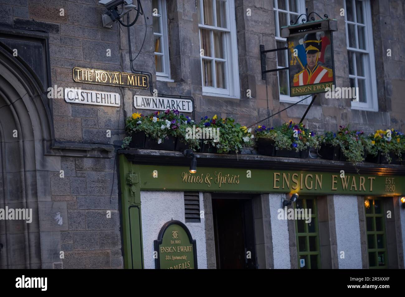 Pub 'Ensign Ewart', Edinburgh, Scotland, United Kingdom Stock Photo
