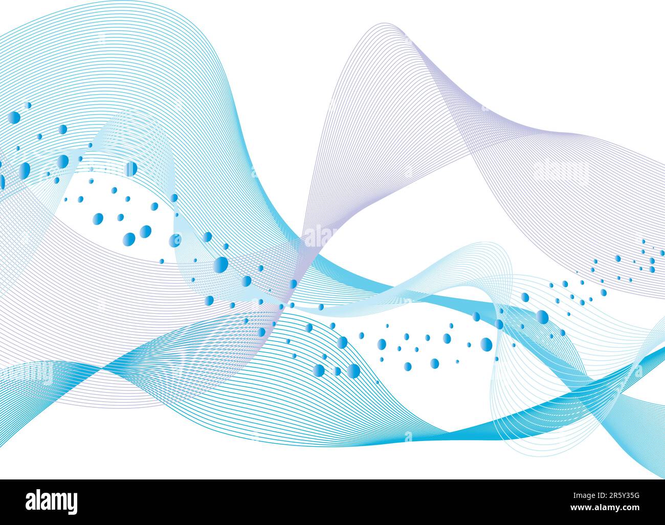 Abstract water vector background with bubbles of air Stock Vector Image ...