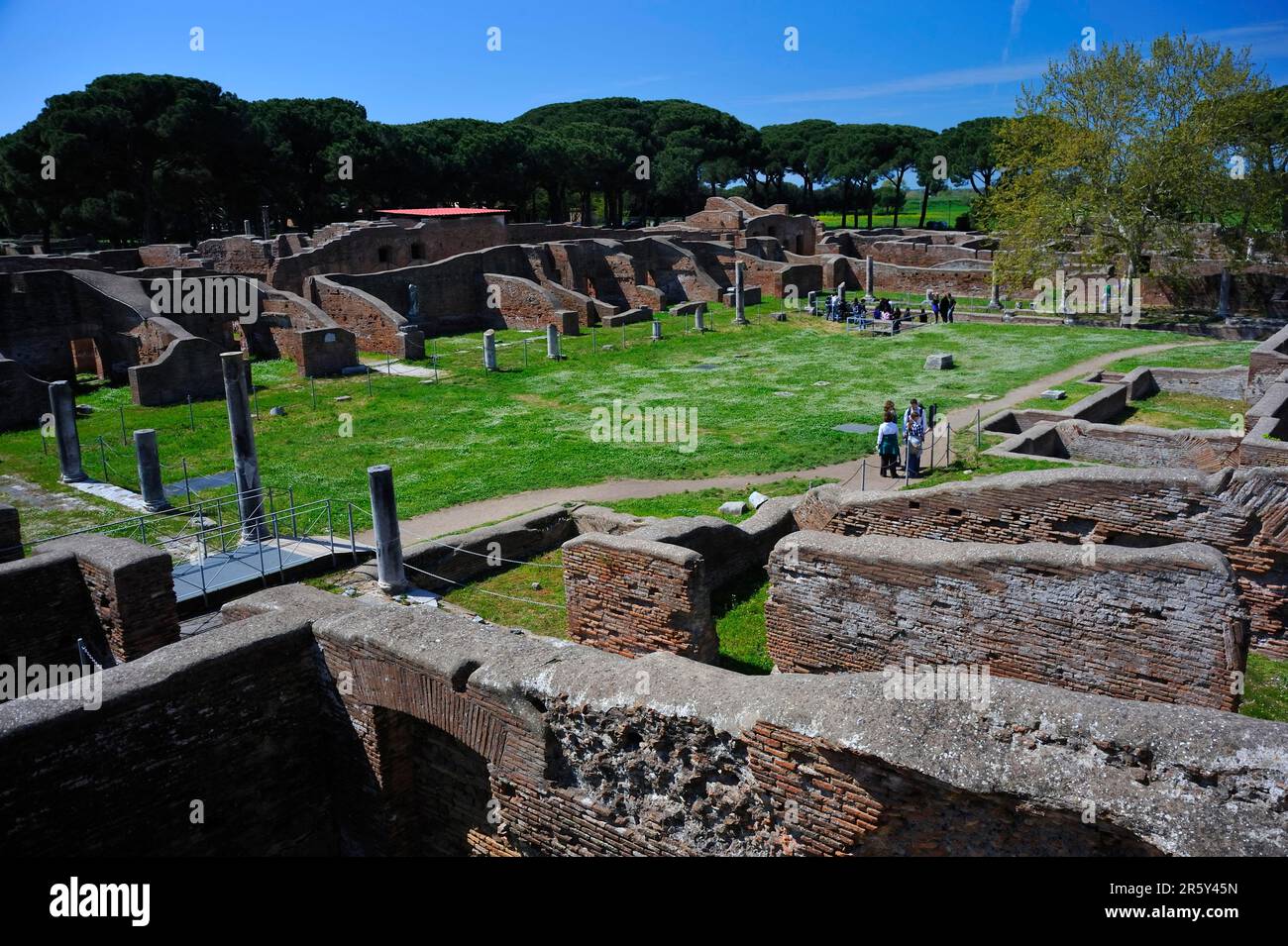 Ruins of the Baths of Neptune, Ruined City of Ostia Antica, Rome, Lazio