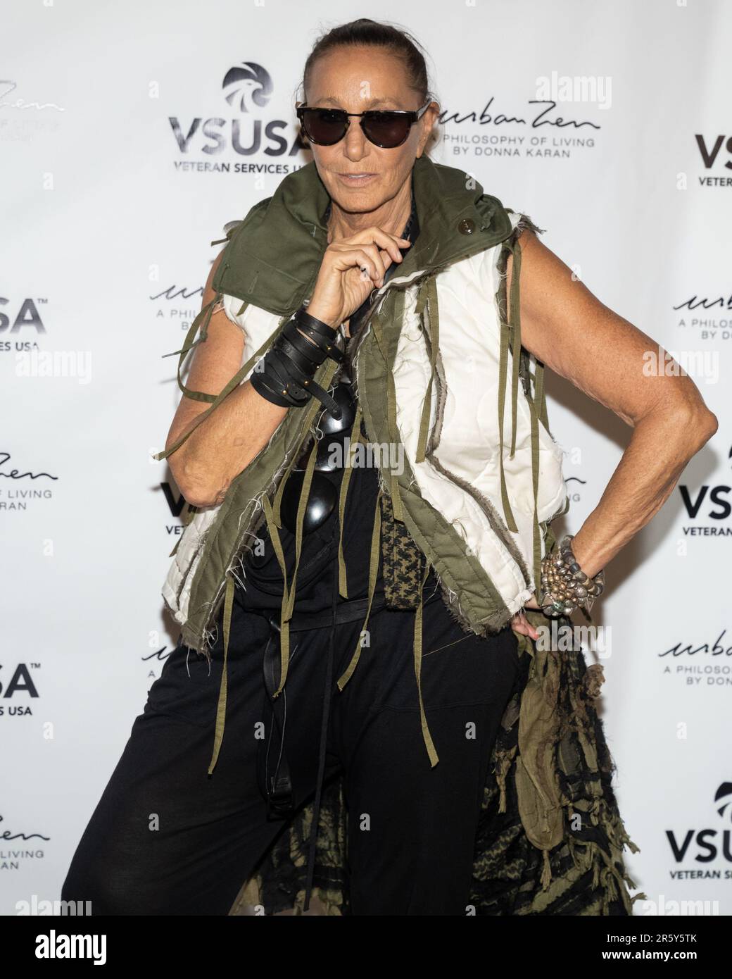 New York USA. 29th May 2023. Donna Karan attends the launch of Styles for Strength by Donna Karen and Cheri Kaufman benefiting veterans at Urban Zen in New York New York on