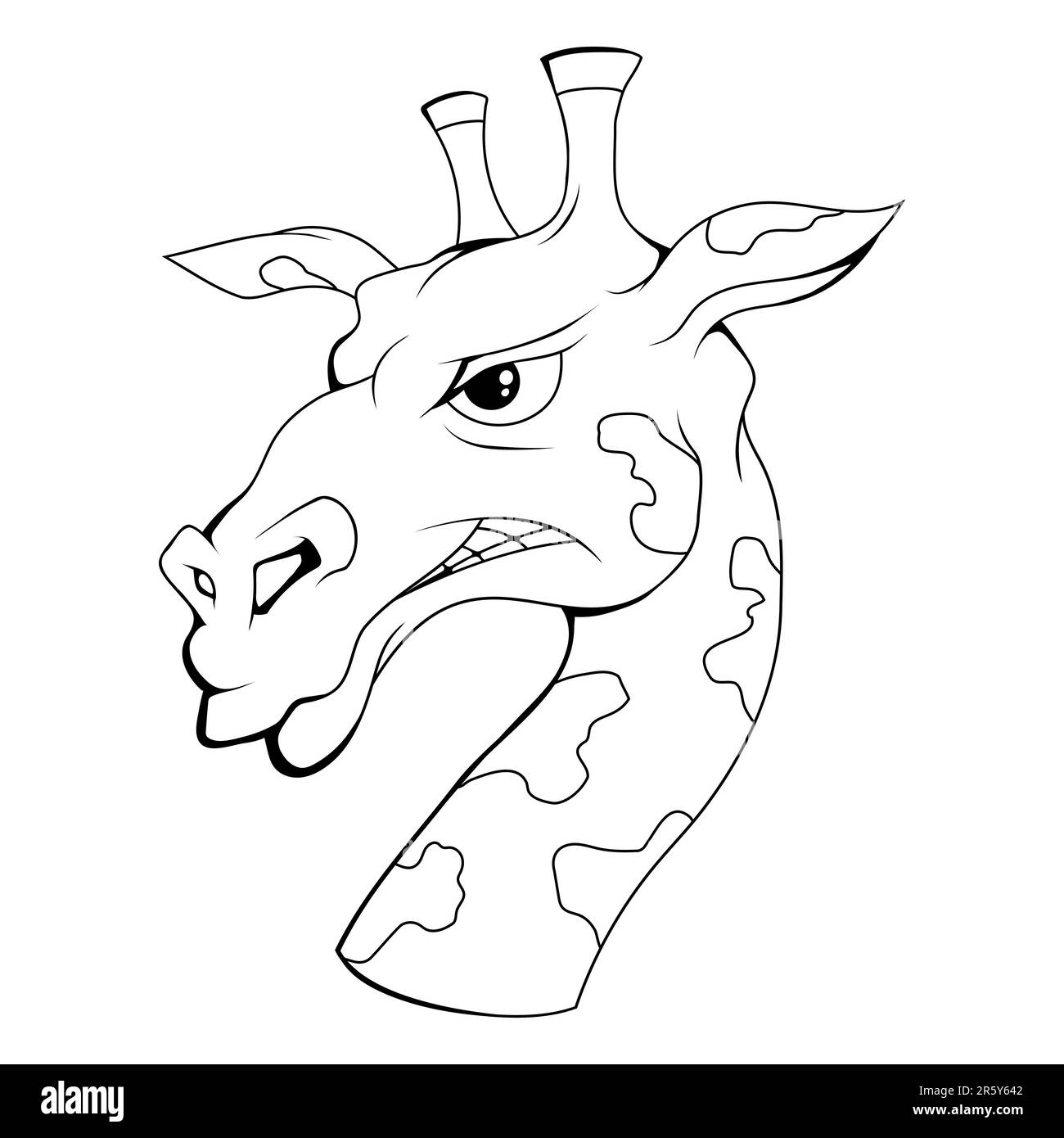 Giraffe Vector Illustration Of A Sketch Animals Of Africa Wildlife giraffe-vector-illustration-of-a-sketch-animals-of-africa-wildlife