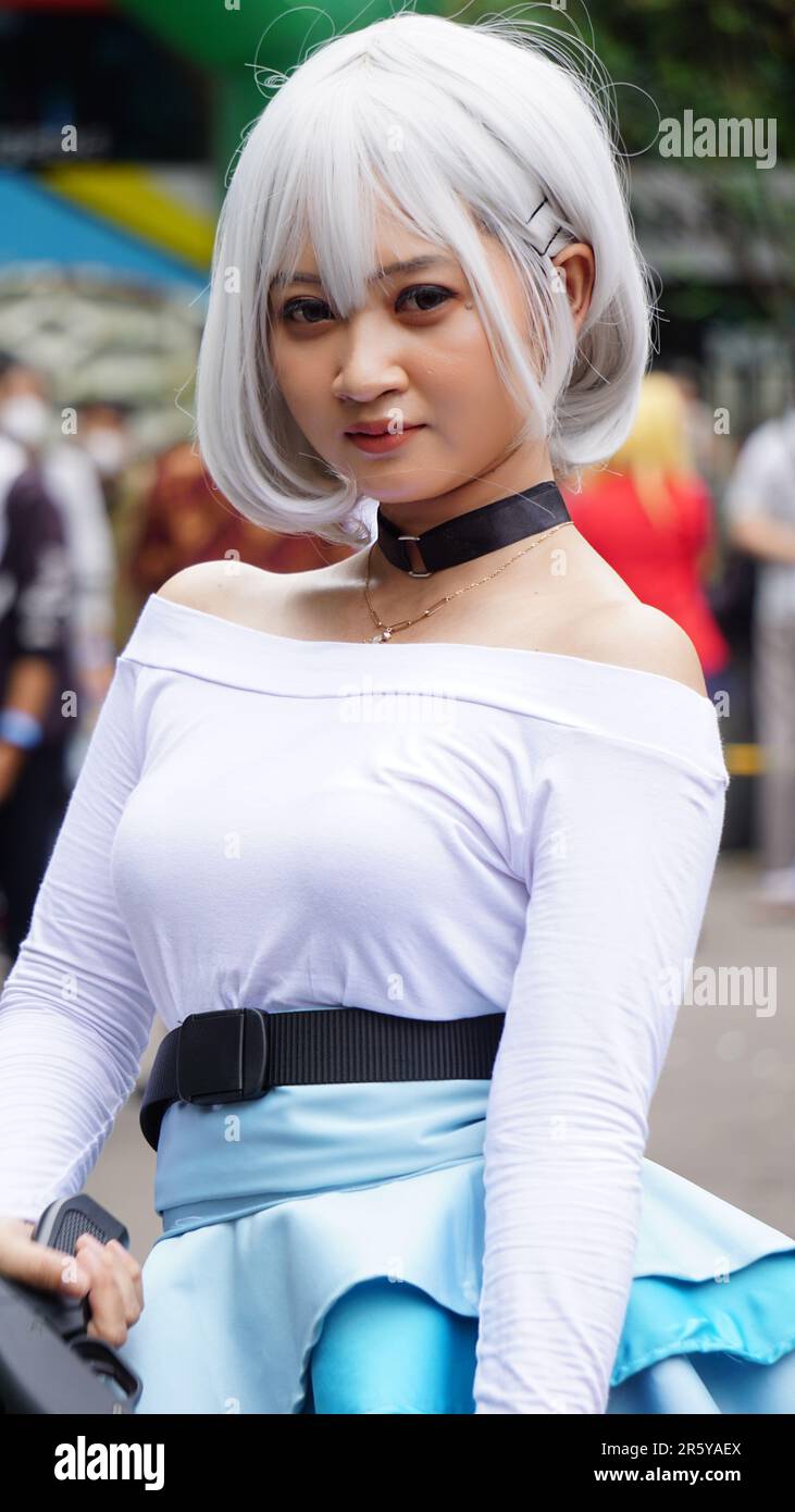 Cosplayers Pose During Japan Day Duesseldorf Editorial Stock Photo - Stock  Image