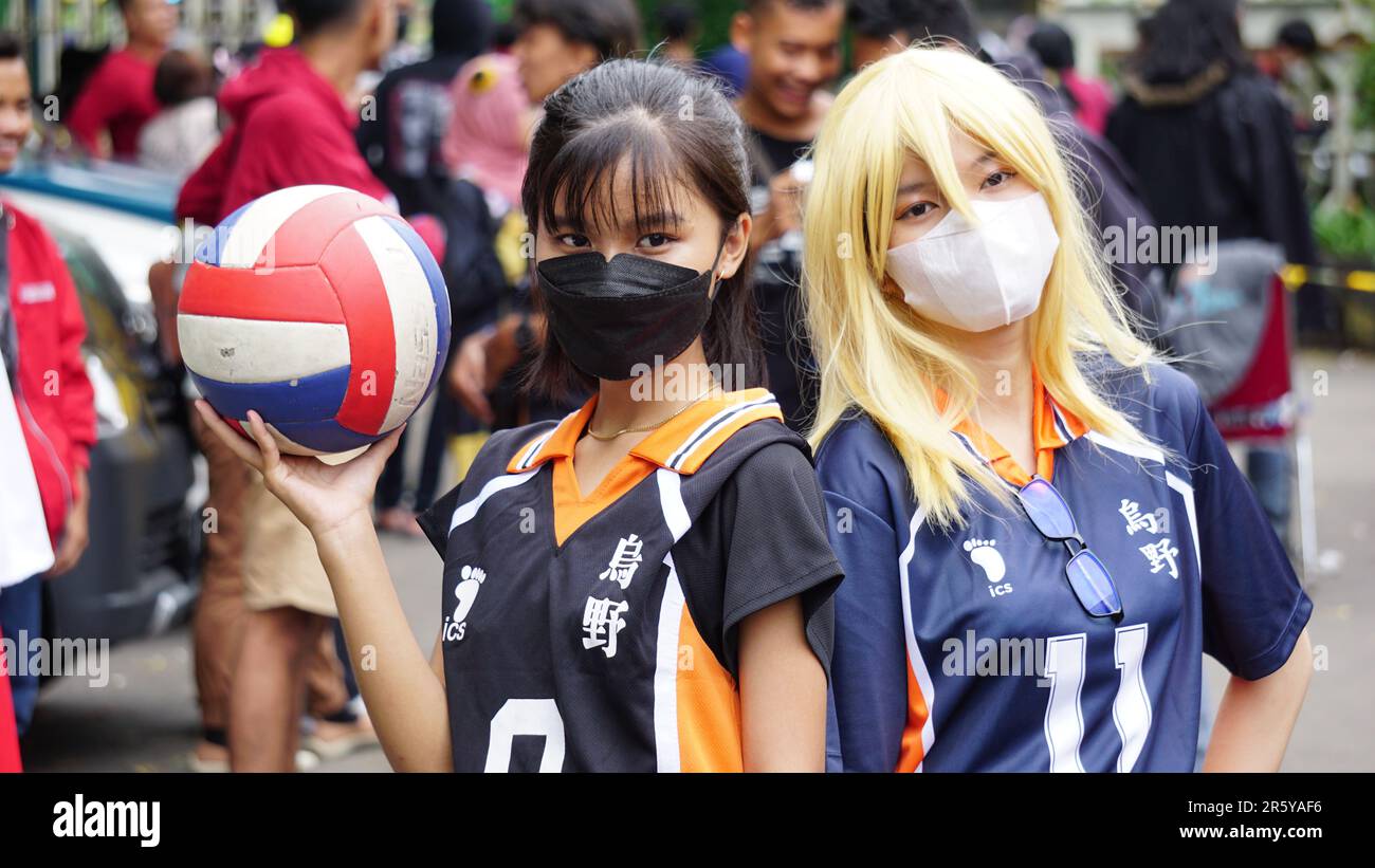 Cosplayers Pose During Japan Day Duesseldorf Editorial Stock Photo - Stock  Image