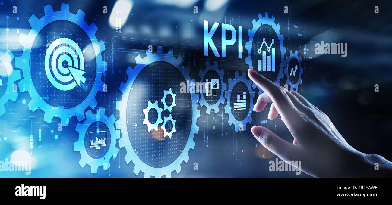 KPI Key performance indicator business finance concept on screen Stock
