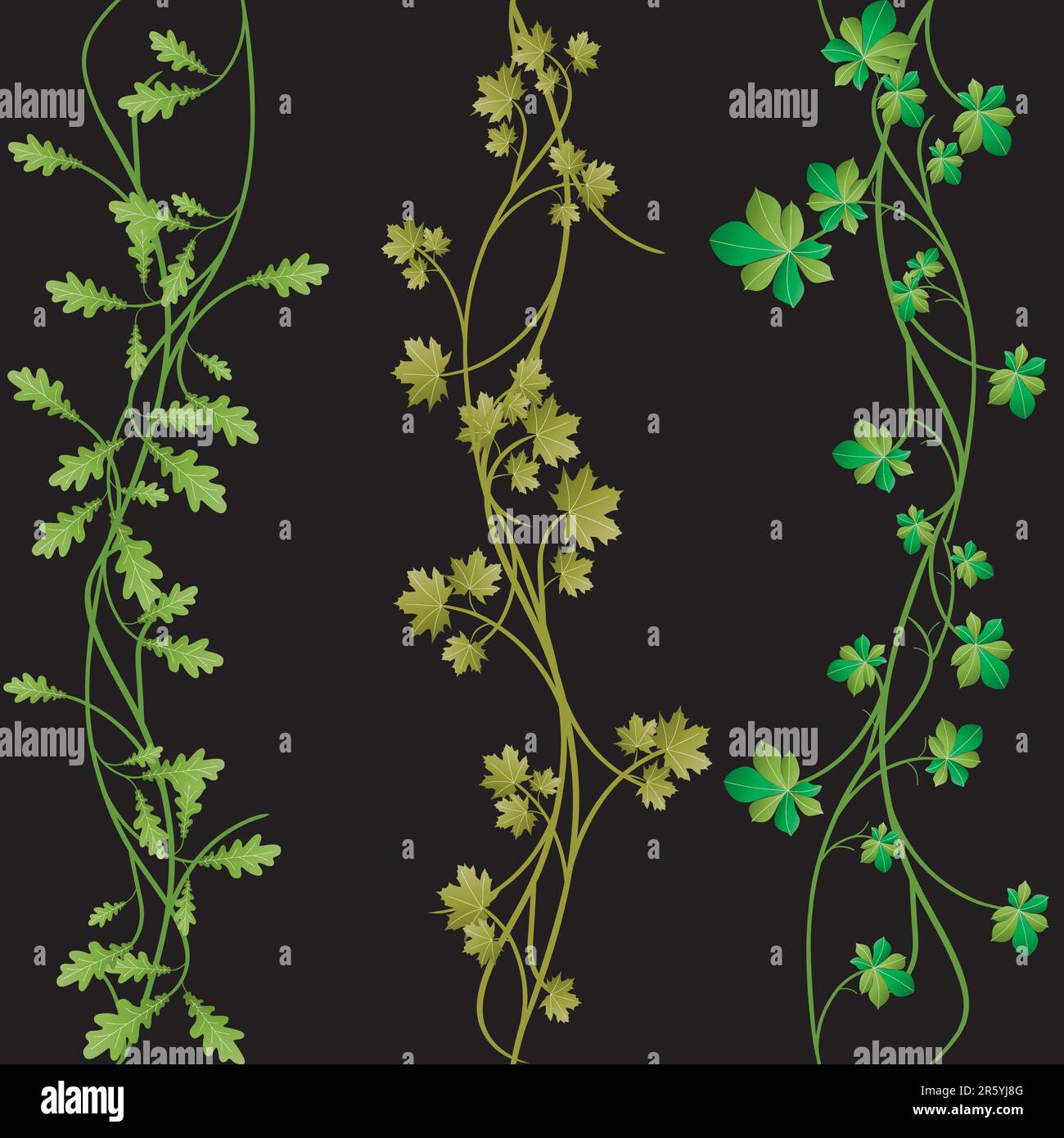 Vector image of seamless plants Stock Vector Image & Art - Alamy