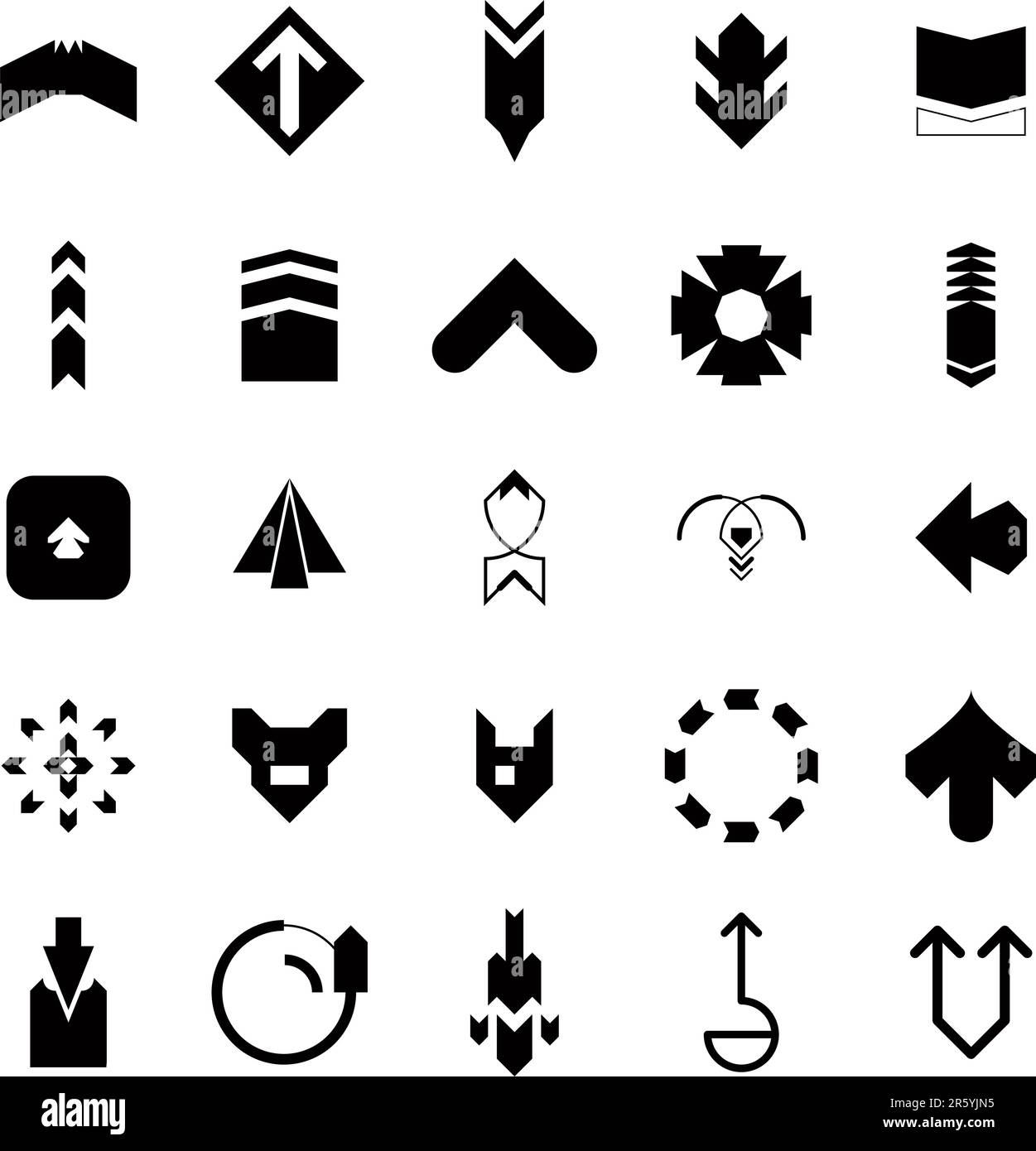 Arrow Icons vector Stock Vector Image & Art Alamy