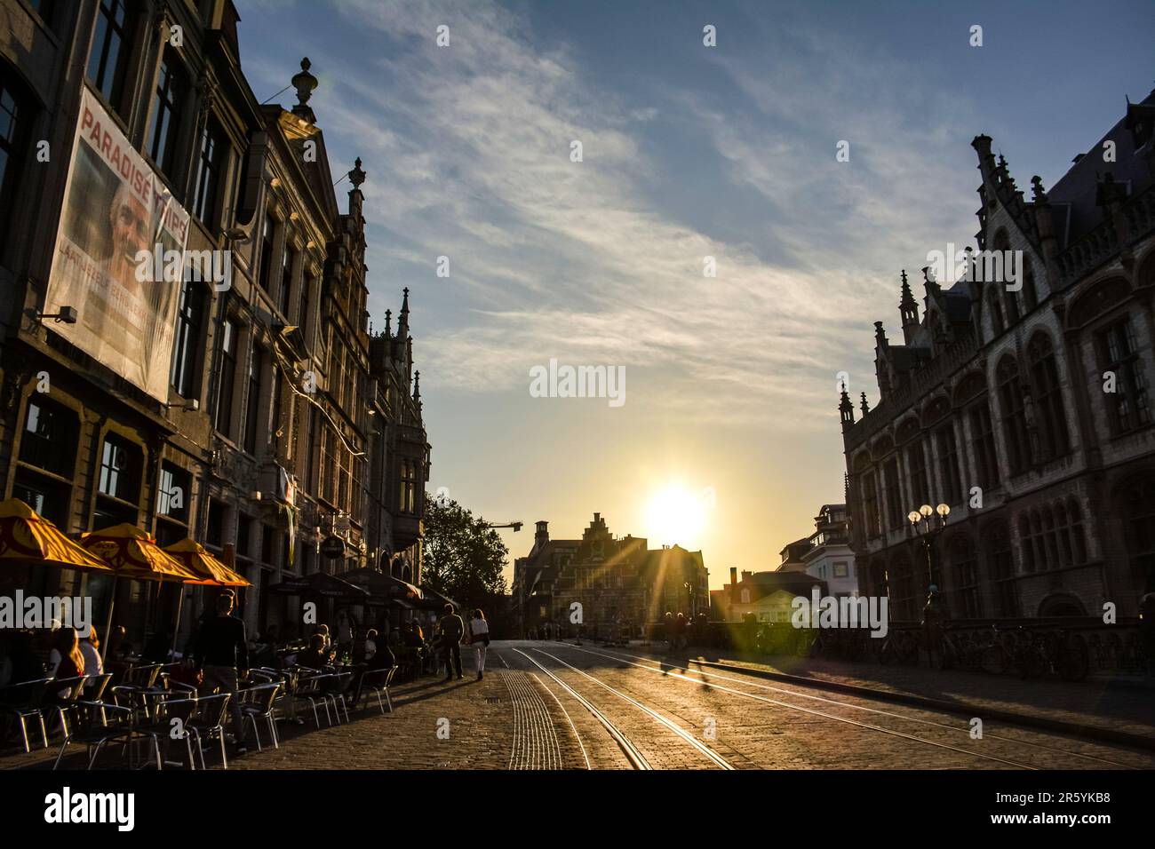 Sunset rails hi-res stock photography and images - Alamy