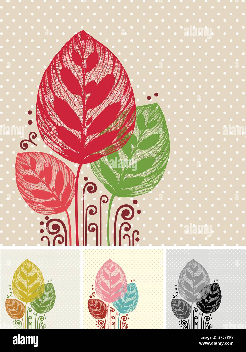 vector openworked leaf background with place for text Stock Vector ...
