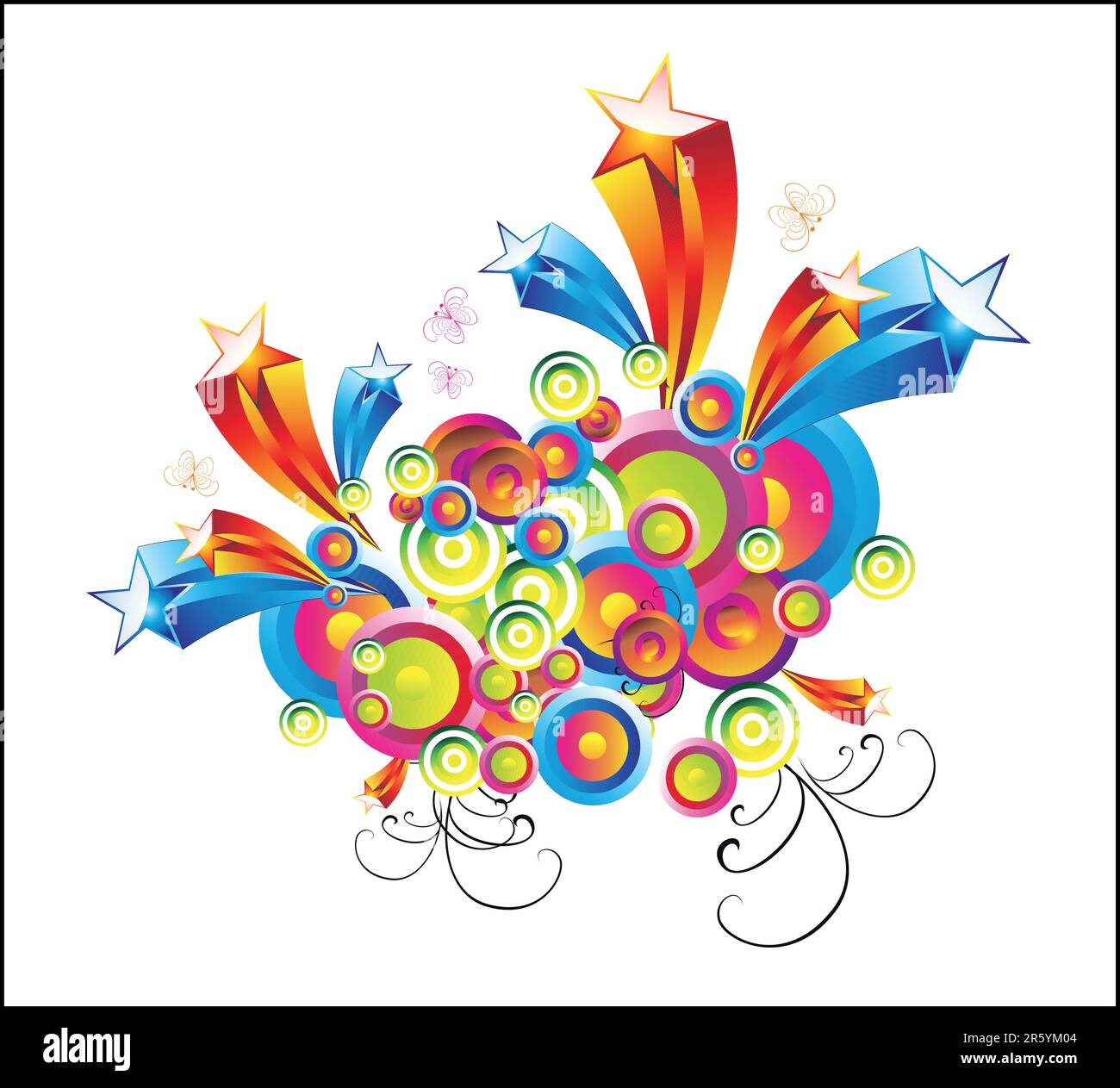 Abstract nice 3d image Stock Vector Images - Alamy
