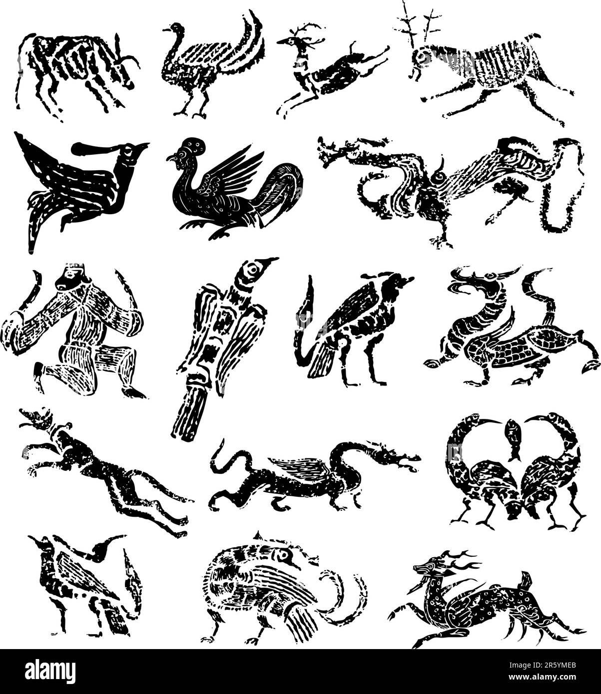 Animal legend Black and White Stock Photos & Images Alamy