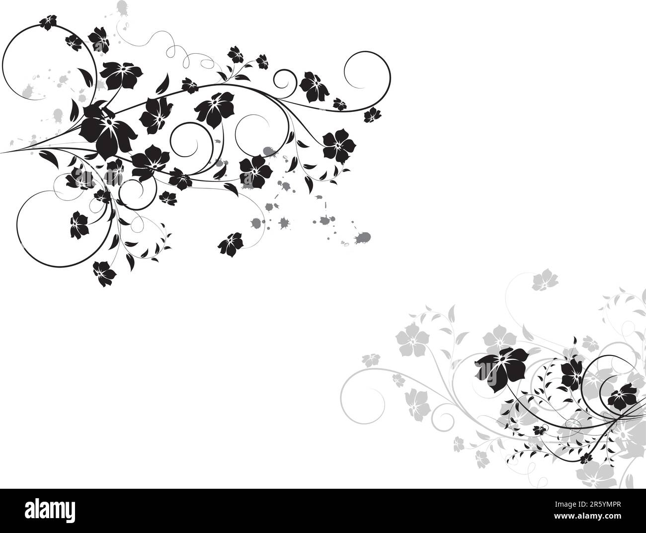 Floral illustration. Can be used for design. Stock Vector