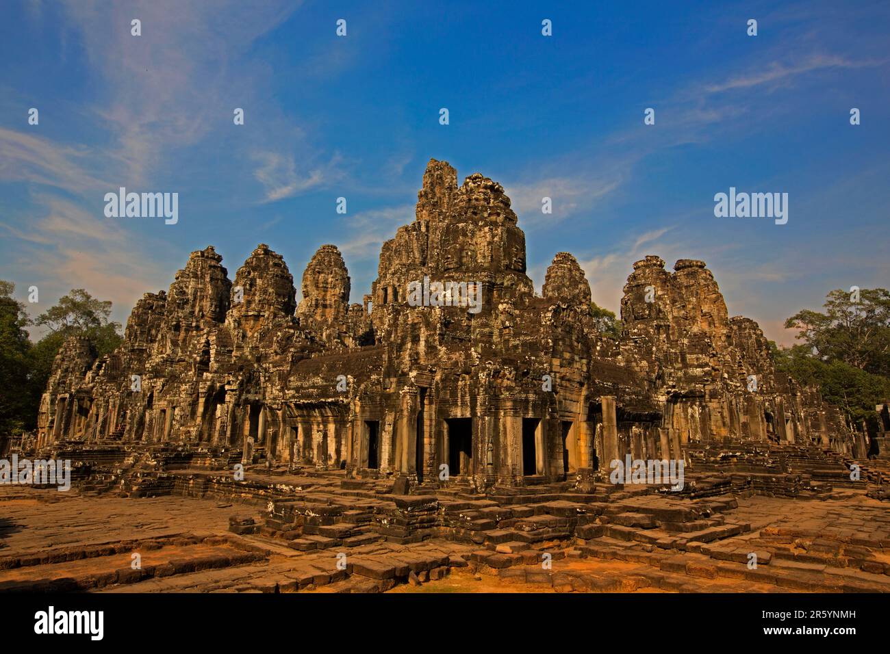 The Bayon is a richly decorated Khmer Buddhist temple located in Angkor ...