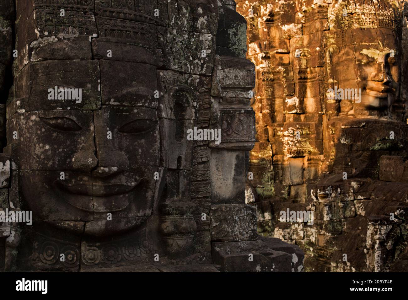 The Bayon is a richly decorated Khmer Buddhist temple located in Angkor ...