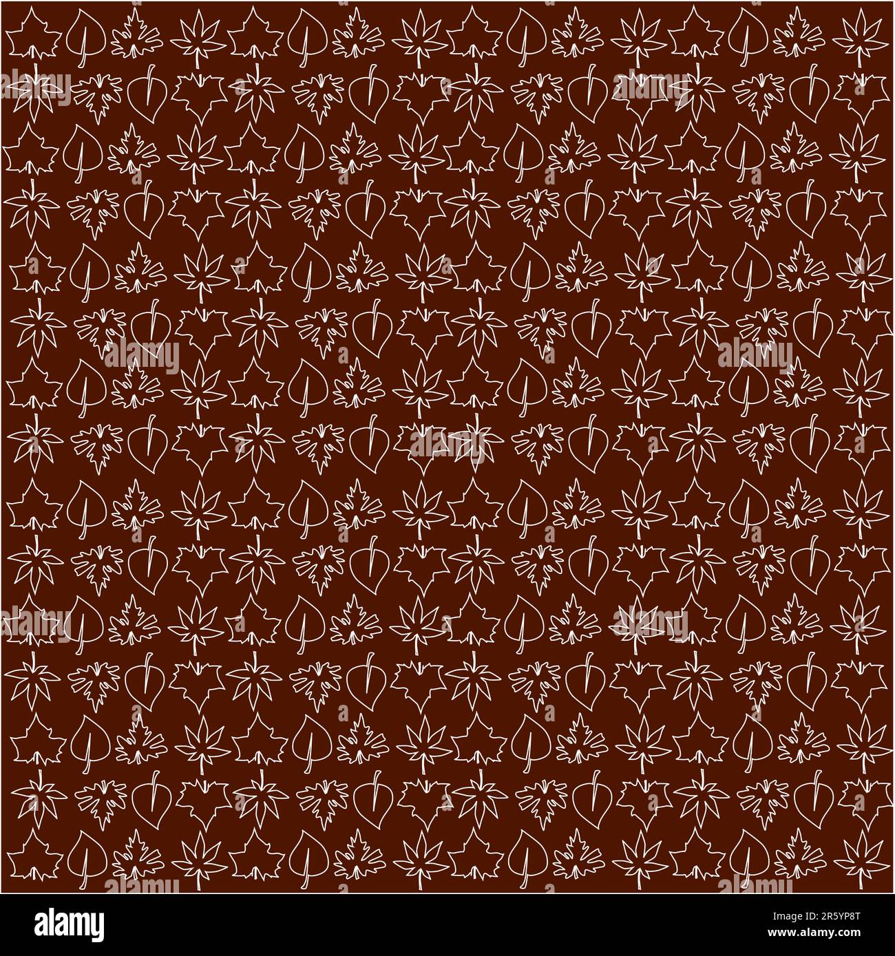 wallpaper with autumn leaves Stock Vector Image & Art - Alamy